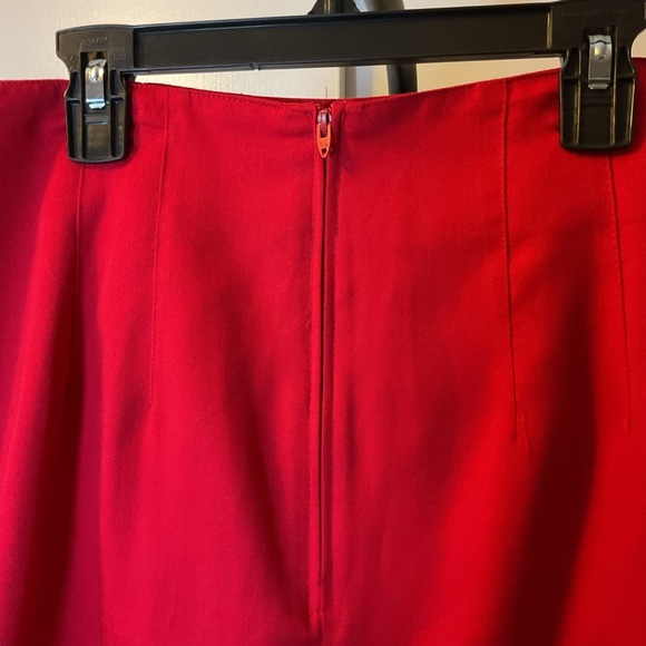 17. StringBean Vintage Juniors Red Asymmetrical A-Line Mini Skirt for Work 11/12 - Picture 4 of 5